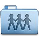 Blue Sharepoint Icon 128x128 png